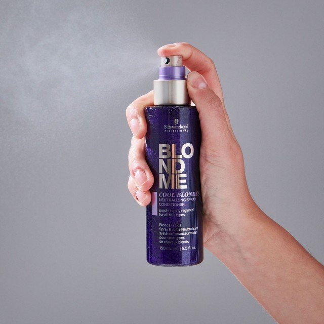 Schwarzkopf Professional BLONDME Cool Blondes Neutralizing regenerator u spreju 150ml - Sprej za kosu