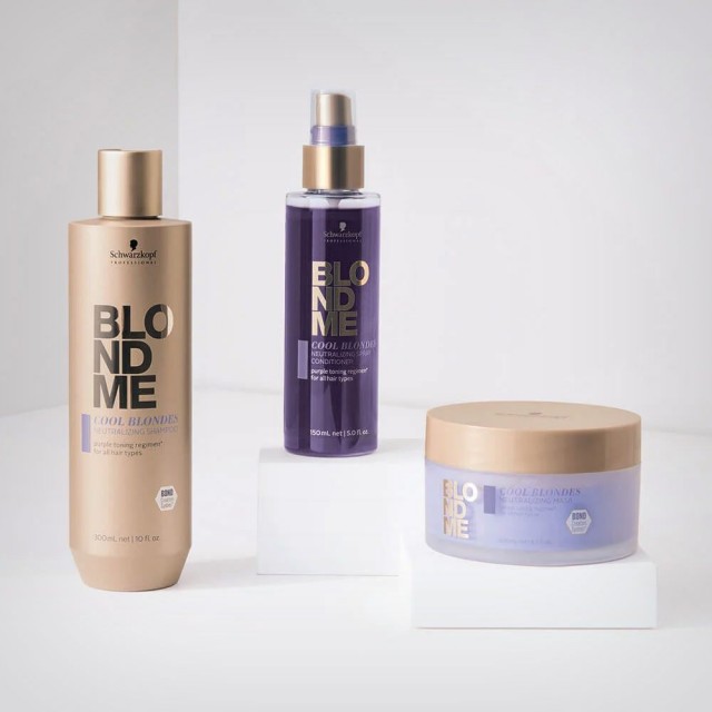 Schwarzkopf Professional BLONDME Cool Blondes Neutralizing regenerator u spreju 150ml - Sprej za kosu