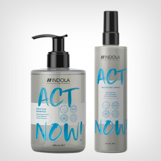 INDOLA Exclusively Professional ACT NOW! Moisture šampon 300ml - Nega suve kose