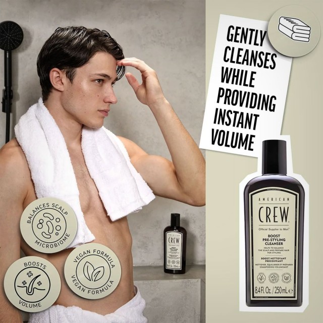 American Crew Boost Pre-Styling šampon 250ml - Muškarci