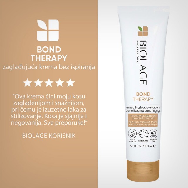 Biolage Bond Therapy Leave-In tretman 150ml (Termička zaštita kose) - www.prodajakozmetike.com Biolage Bond Therapy Leave-In tretman 150ml - Termička zaštita kose