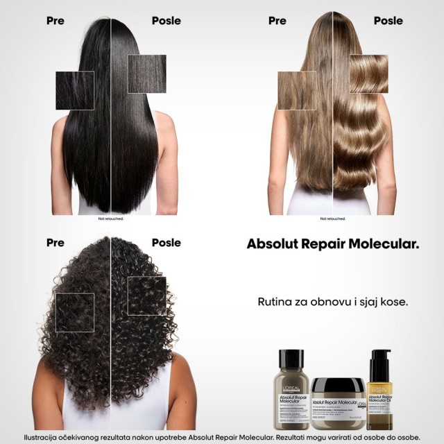 L Oréal Professionnel Absolut Repair Molecular dvofazno ulje - Ulja za kosu