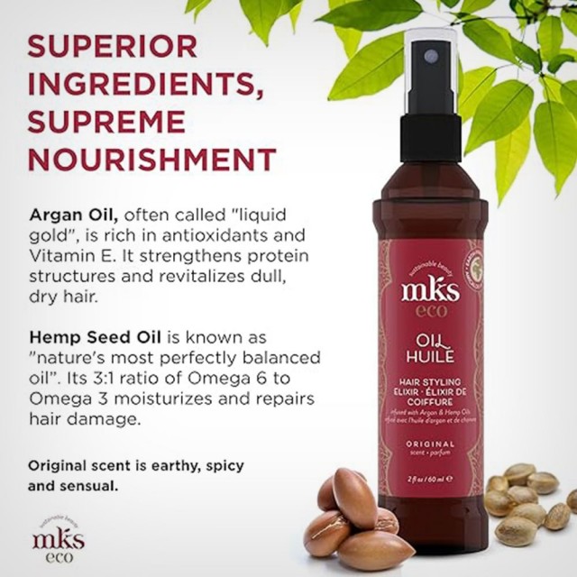 MKS Eco Arganovo ulje 60ml (Ulja za kosu) - www.prodajakozmetike.com MKS Eco Arganovo ulje 60ml - Ulja za kosu