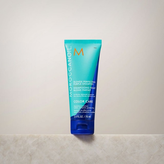 Moroccanoil Blonde Perfecting ljubičasti šampon 70ml