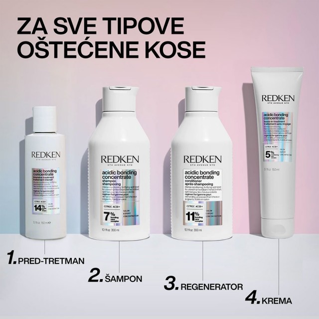Redken Acidic Bonding Concentrate šampon 300ml (Black Friday akcija) - www.prodajakozmetike.com Redken Acidic Bonding Concentrate šampon 300ml - Black Friday akcija