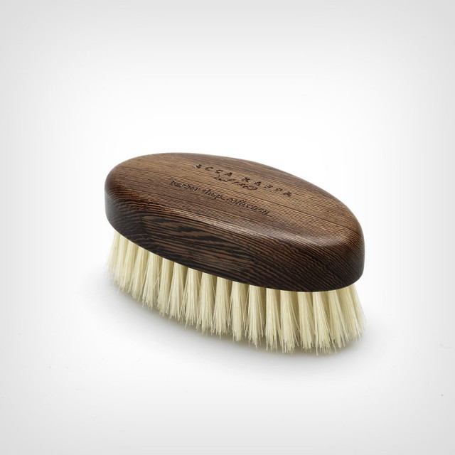 Acca Kappa Beard Brush Wenge Wood Soft Natural White Bristles – Četka za kratku, bradu koja tek raste i osetljivu kožu - Proizvodi za bradu i brkove