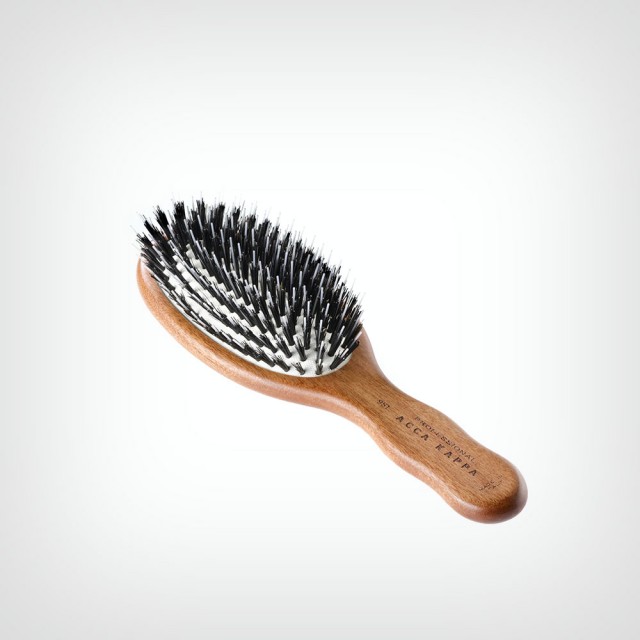 Acca Kappa Pneumatic Mini Oval Brush – Kotibé Wood – Boar Bristles – Četka za održavanje čistoće kose, daje punoću i sjaj (Četke za kosu) - www.prodajakozmetike.com Acca Kappa Pneumatic Mini Oval Brush – Kotibé Wood – Boar Bristles – Četka za održavanje čistoće kose, daje punoću i sjaj - Četke za kosu