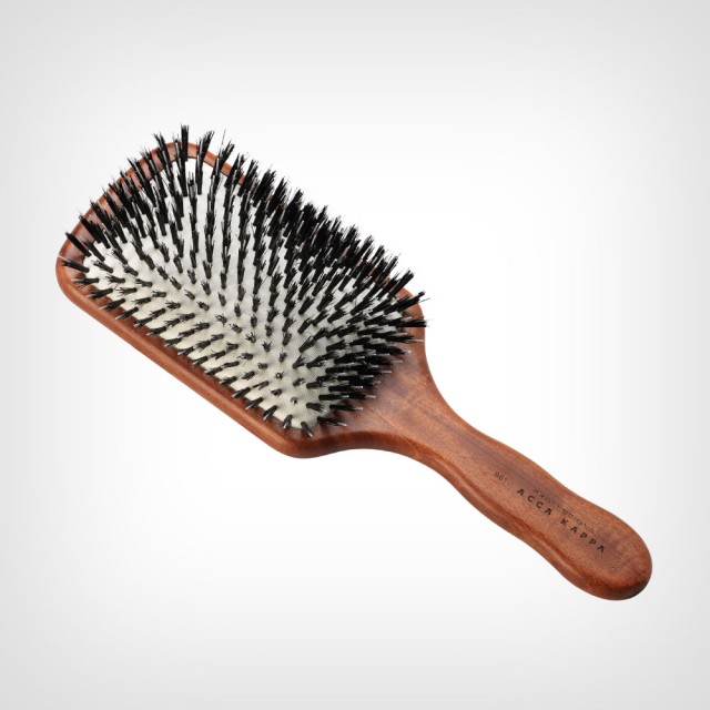 Acca Kappa Pneumatic Paddle Brush – Kotibé Wood – Boar Bristles – Četka za kose srednje dužine (Četke za kosu) - www.prodajakozmetike.com Acca Kappa Pneumatic Paddle Brush – Kotibé Wood – Boar Bristles – Četka za kose srednje dužine - Četke za kosu
