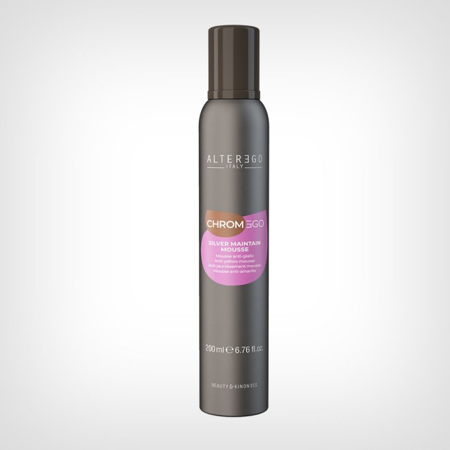 ALTER EGO ITALY Pena za neutralizaciju žutog pigmenta CHROMEGO SILVER MANTAIN ANTI-YELLOW 200ml - Nega farbane kose