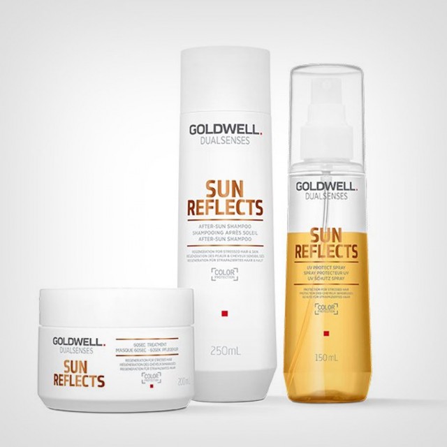 Goldwell Dualsenses Sun Reflects Shampoo  -  šampon za kosu izloženu suncu 250ml (Zaštiti kosu od sunca - Sniženje) - www.prodajakozmetike.com Goldwell Dualsenses Sun Reflects Shampoo  -  šampon za kosu izloženu suncu 250ml - Zaštiti kosu od sunca - Sniženje