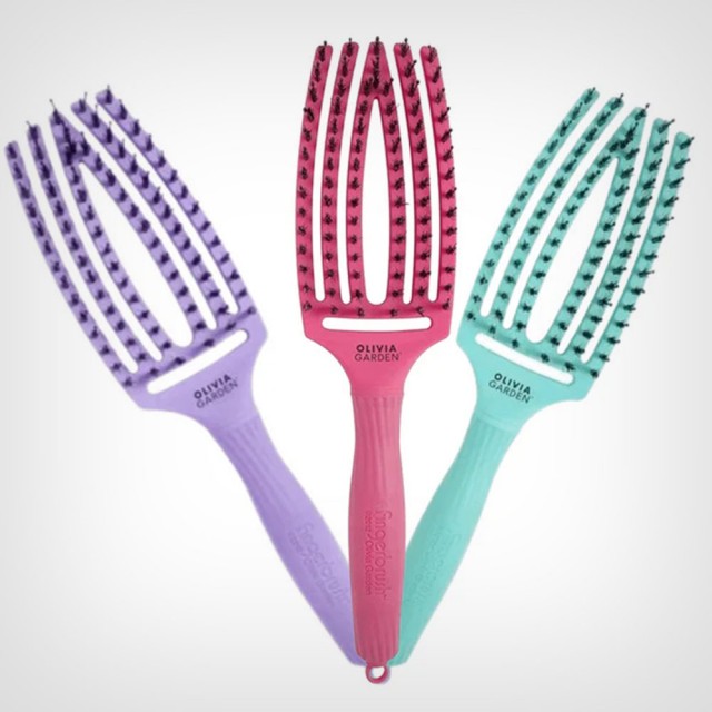 Olivia Garden Finger Combo četka za kosu Medium Color (Četke za kosu) - www.prodajakozmetike.com Olivia Garden Finger Combo četka za kosu Medium Color - Četke za kosu