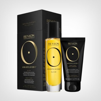 Revlon Professional Orofluido Pack 2023 koji sadrži Of Elixir 50ml + Of Body cream 50ml