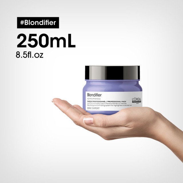 L Oréal Professionnel Serie Expert Blondifier Masque 250ml (Dan zaljubljenih) - www.prodajakozmetike.com L Oréal Professionnel Serie Expert Blondifier Masque 250ml - Dan zaljubljenih