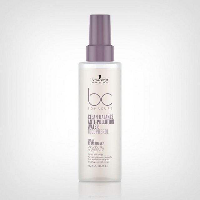 Schwarzkopf Professional Bonacure Clean Balance Anti-Pollution Water Tocopherol sprej 150ml - Sprej za kosu