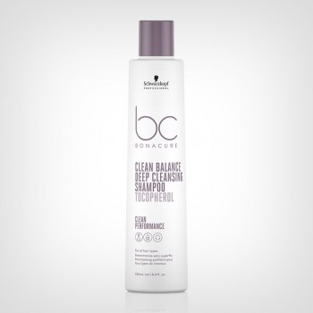 Schwarzkopf Professional Bonacure Clean Balance Deep Cleansing Tocopherol šampon 250ml