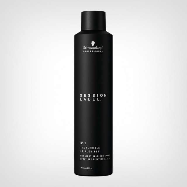 Schwarzkopf Professional Session Label THE FLEXIBLE Dry Light Hold Hairspray 300ml - Sprej za kosu