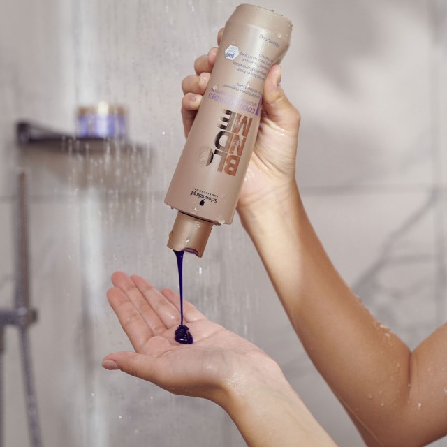 Schwarzkopf Professional BLONDME Cool Blondes Neutralizing šampon 300ml - Nega farbane kose