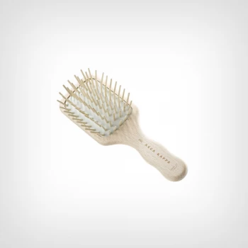 Acca Kappa Mini Paddle Brush – Beech Wood – Wooden Pins – Četka od drvenih iglica i jastučeta od prirodne gume