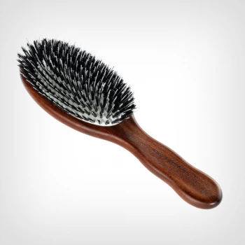 Acca Kappa Extension Oval Brush – Kotibé Wood – Boar Bristles – Četka za održavanje čistoće kose, daje punoću i sjaj