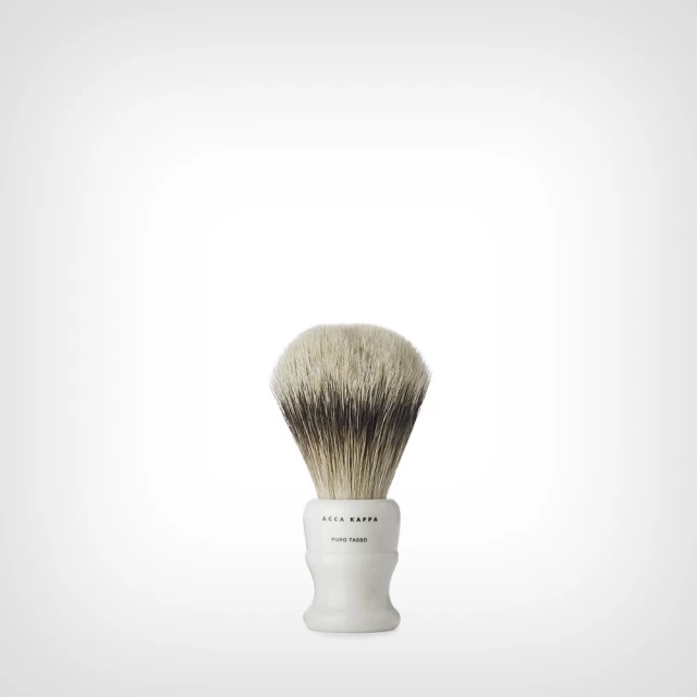 Acca Kappa Shaving Brush Design Resina – Ivory – Pure Badger – Small – Mala četka za brijanje od čiste dlake jazavca - Proizvodi za bradu i brkove
