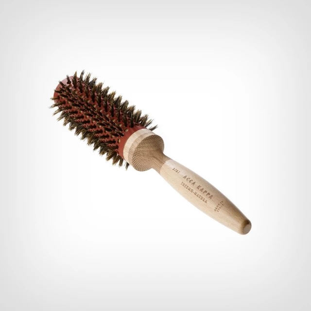 Acca Kappa Thermo Natura Brush – 100 Boar Bristles – Četka za kovrdžavu, obojenu i tretiranu kosu - Četke za kosu