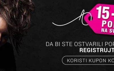 15-25% POPUSTA NA SVE ARTIKLE