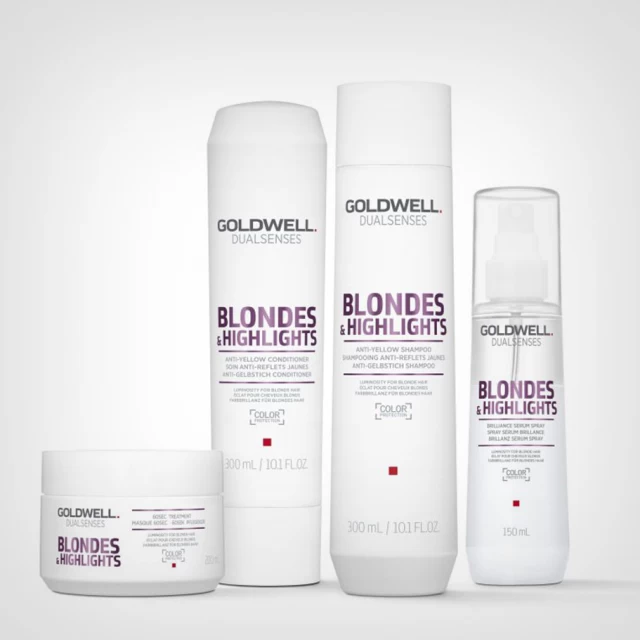 Goldwell Dualsenses Blondes & Highlights Anti-Yellow Brilliance Serum Spray 150ml - Nega farbane kose