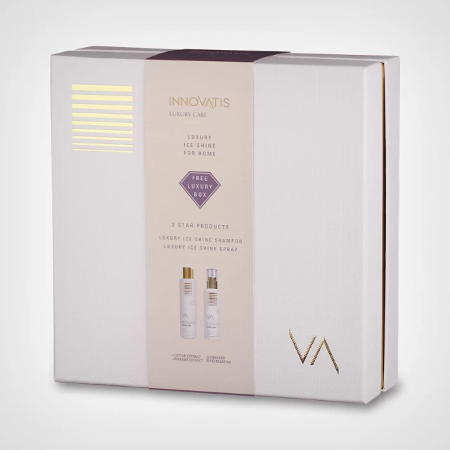 INNOVATIS Luxury Spray Ice Shine Home Kit – set za negu kose - Nega farbane kose