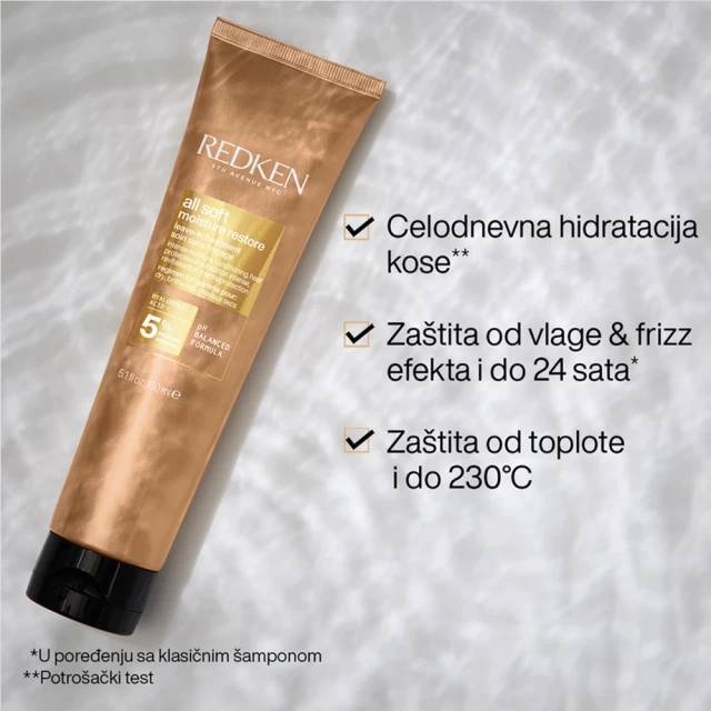 Redken All Soft Moisture Restore Leave-In tretman 150ml - Black Friday akcija