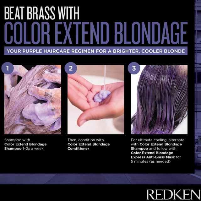 Redken Color Extend Blondage Brass mask 250ml - Black Friday akcija