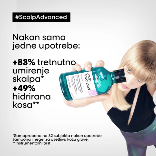 L’Oréal Professionnel Scalp Advanced Anti-Discomfort šampon za osetljivu kožu glave 300ml - Dan zaljubljenih