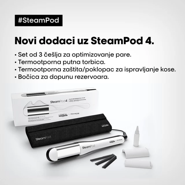 L`Oréal Professionnel Steampod parna presa za kosu 4.0 - Dan zaljubljenih