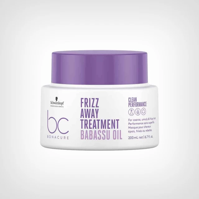 Schwarzkopf Professional Bonacure Frizz Away Treatment Babassu Oil maska 200ml - Neukrotiva kosa