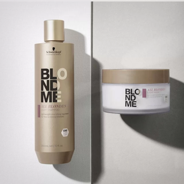 Schwarzkopf Professional BLONDME All Blondes Light šampon 300ml - Nega farbane kose