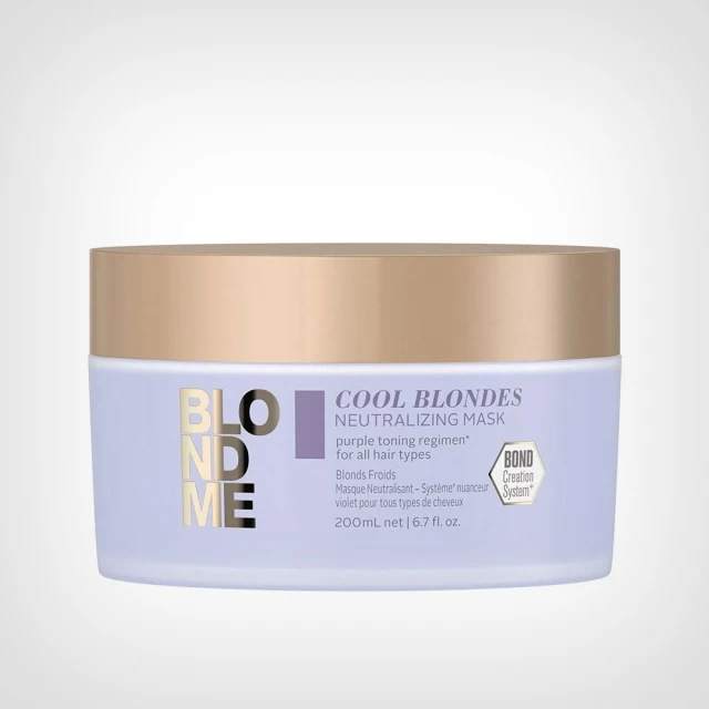 Schwarzkopf Professional BLONDME Cool Blondes Neutralizing maska 200ml - Nega farbane kose