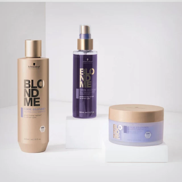 Schwarzkopf Professional BLONDME Cool Blondes Neutralizing šampon 300ml - Nega farbane kose