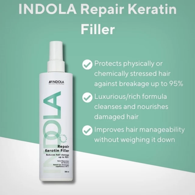 INDOLA Exclusively Professional Repair Keratin Filler 300ml - Nega suve kose