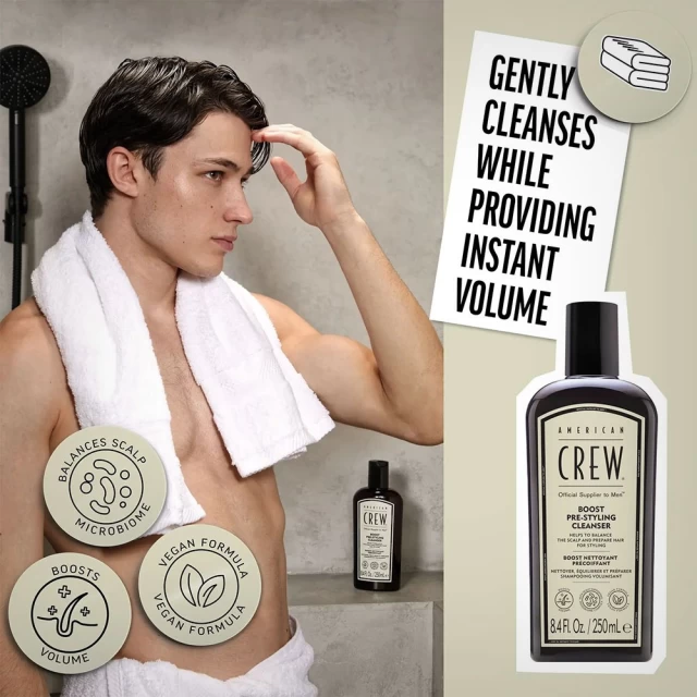 American Crew Boost Pre-Styling šampon 250ml - Muškarci