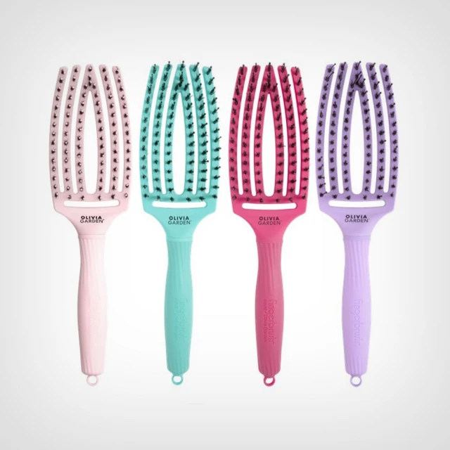 Olivia Garden Finger Combo četka za kosu Medium Color - Četke za kosu