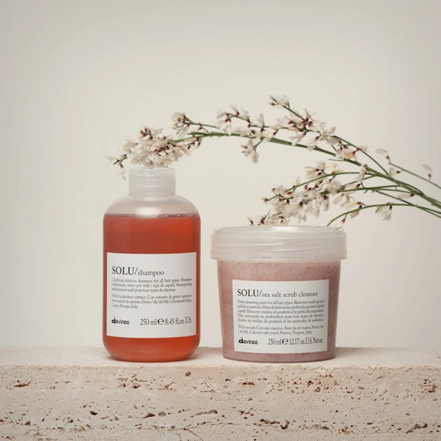 Davines Essential Haircare SOLU Sea Salt Scrub Cleanser 250ml - Pravilna nega kose