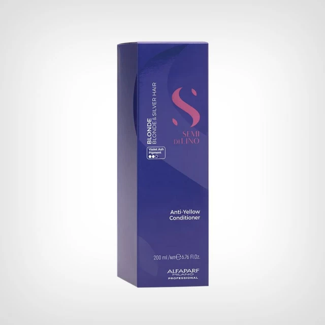 Alfaparf Semi Di Lino Blonde Anti-Yellow kondicioner 200ml - Black Friday akcija