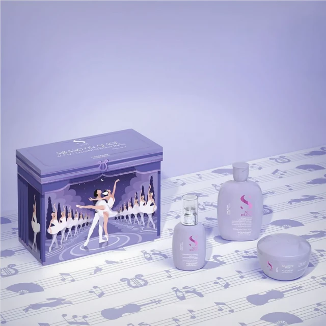 Alfaparf Semi di Lino Smooth Holiday set - za neukrotivu kosu - Kovrdžava kosa