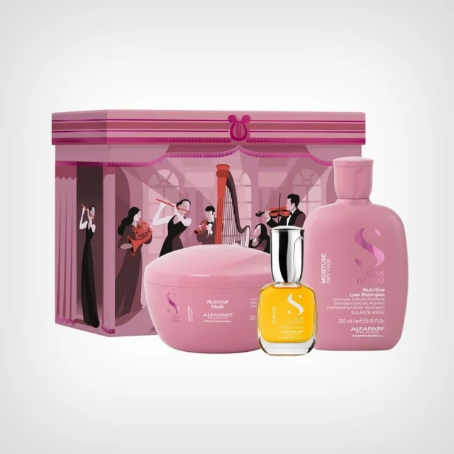 Alfaparf Semi Di Lino Moisture Holiday set - za suvu kosu - Nega suve kose