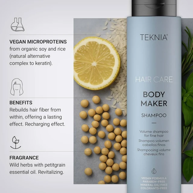 Lakmé TEKNIA Body Maker šampon - Tanka i svilena kosa