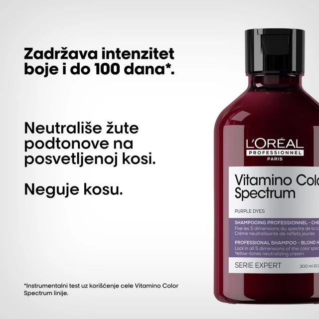 L’Oréal Professionnel Vitamino Color Spectrum ljubičasti šampon 300ml - Nega farbane kose