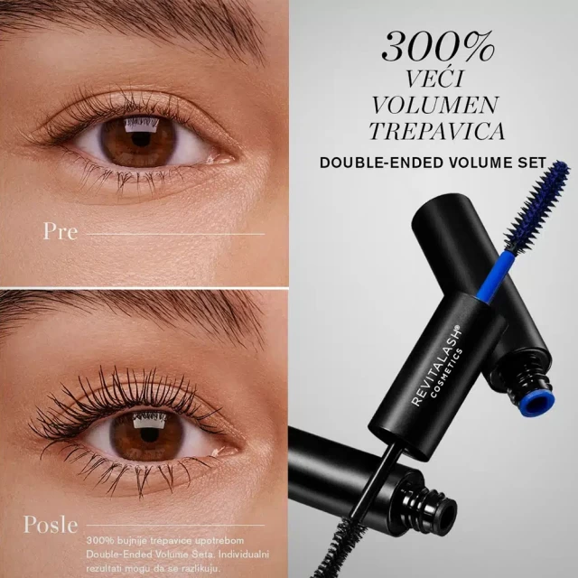 RevitaLash Double-Ended Volume Set – Set prajmer za trepavice i maskara za volumen - BELLISSIMA OUTLET