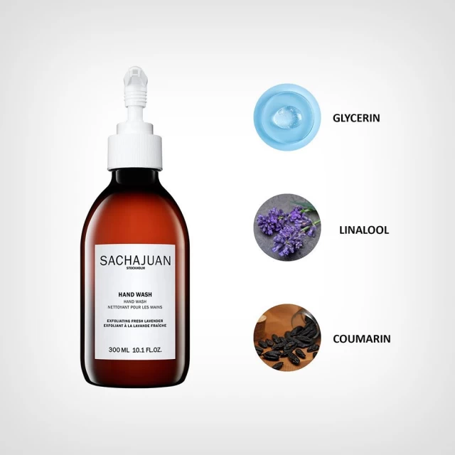 Sachajuan Exfoliating Hand Wash Fresh Lavender – tečni sapun za ruke - Nega ruku