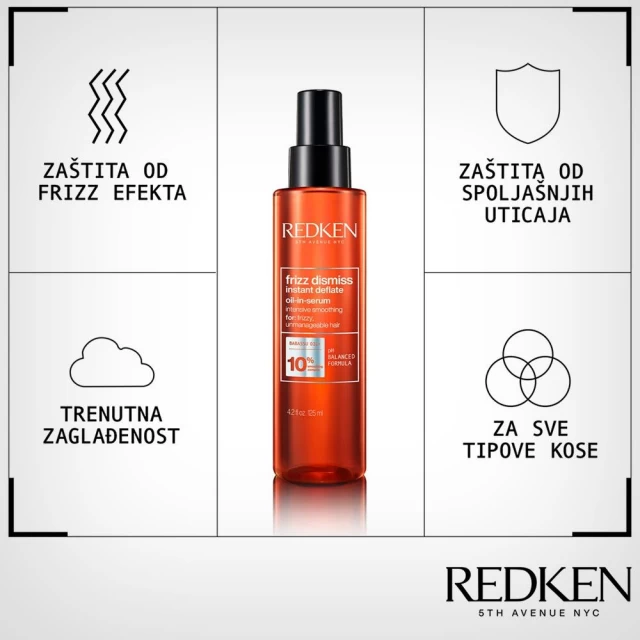 Redken Frizz Dismiss Instant Deflate serum 125ml - Black Friday akcija