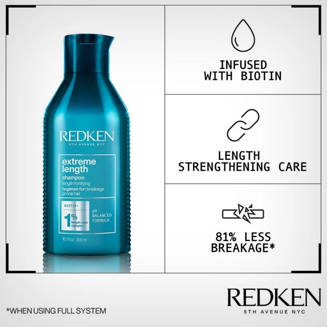 Redken Extreme Length šampon 300ml - Black Friday akcija