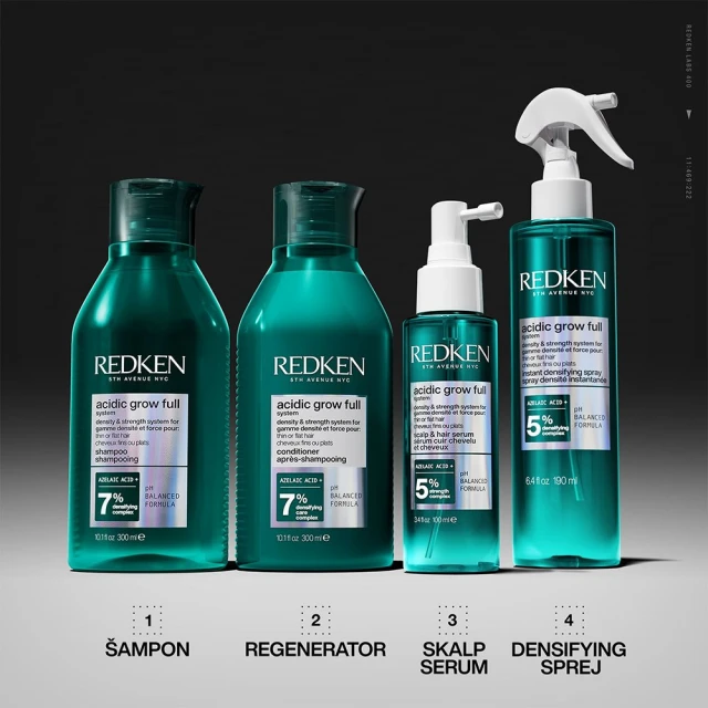 Redken Acidic Grow Full System Aminexil ampule 10x6ml